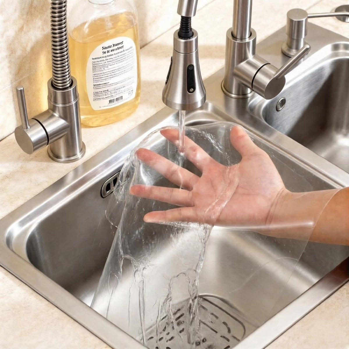 Clear Silicone Countertop Protector Mat, Non Slip & Heat Resistant mat for quartz countertop,Protective mats for kitchen counters (23.6" *15.7")
