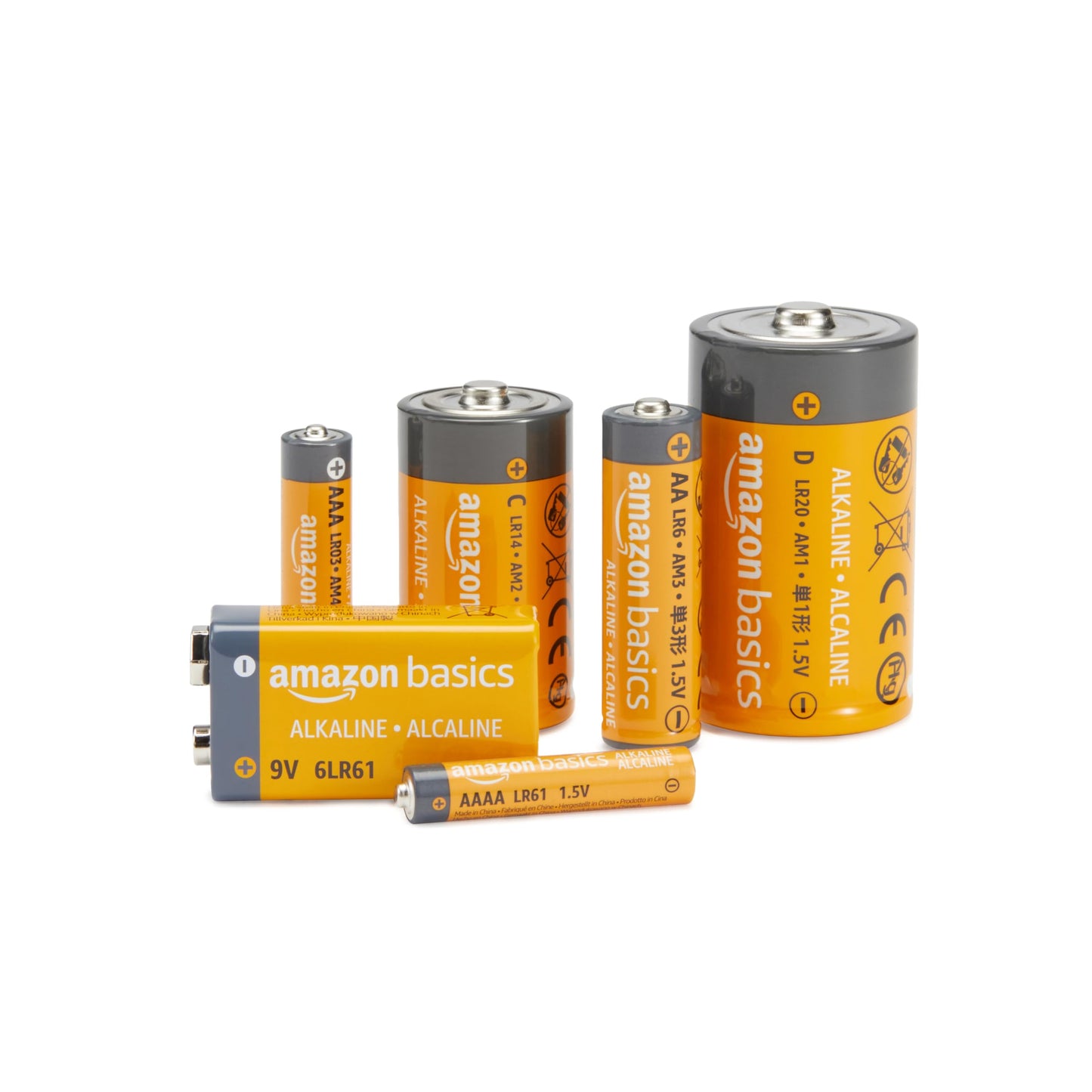 Amazon Basics 20-Pack AA Alkaline Batteries, 1.5 Volt, 10-Year Leak-Free Shelf Life, for Everyday and Household Devices