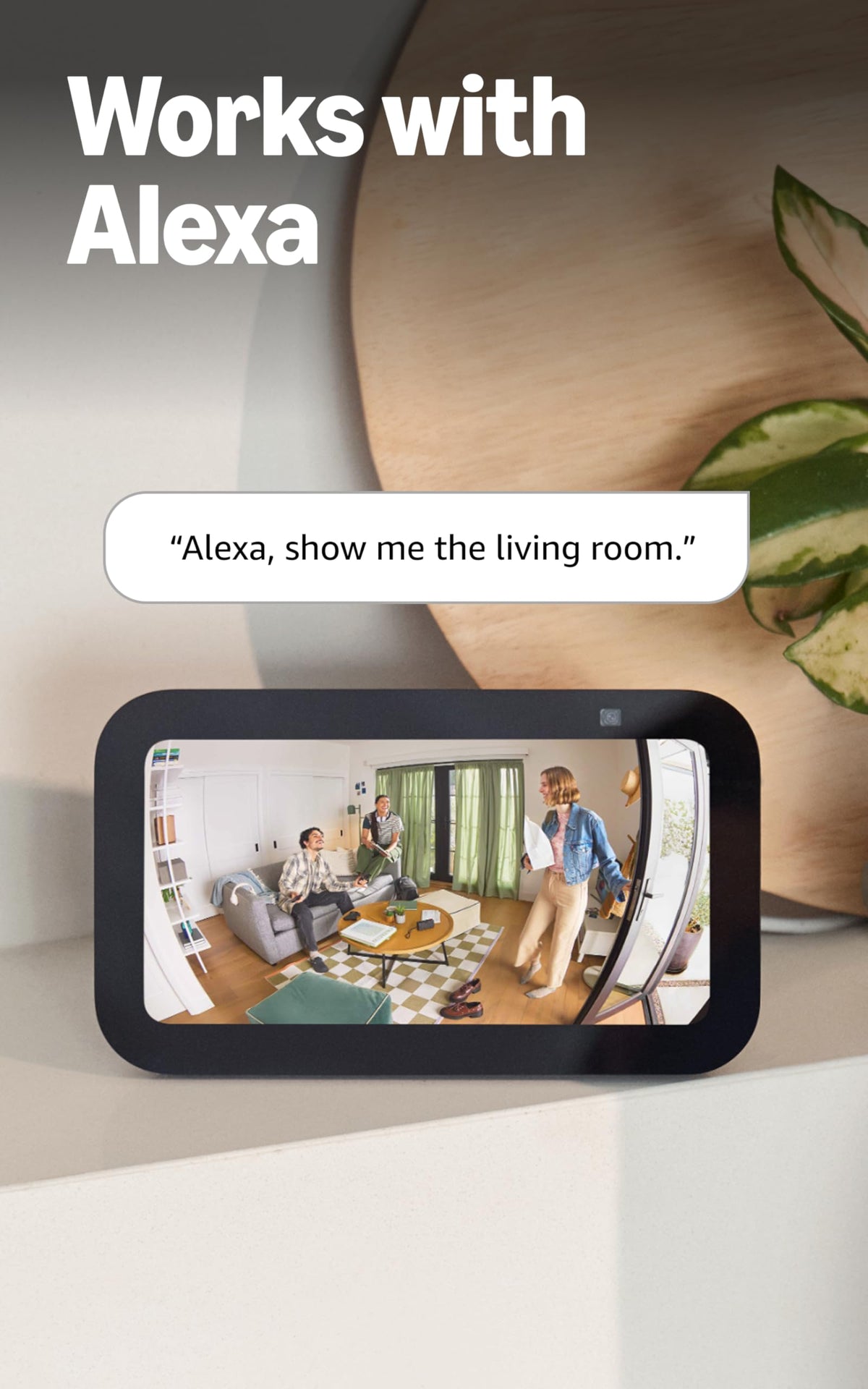 Ring Pan-Tilt Indoor Cam (newest model) — See all around your home or business with 360° pan coverage, HD video, plus Two-Way Talk (2024 release), White