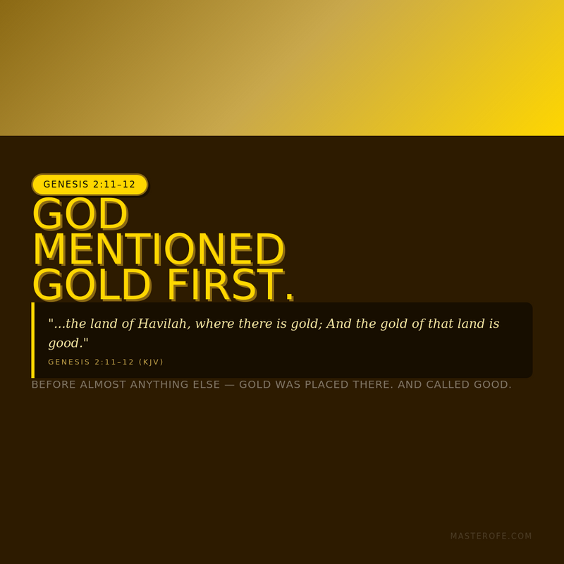 Gold: The World Unknown – Secrets, History & Hidden Truths Behind Gold’s Global Power