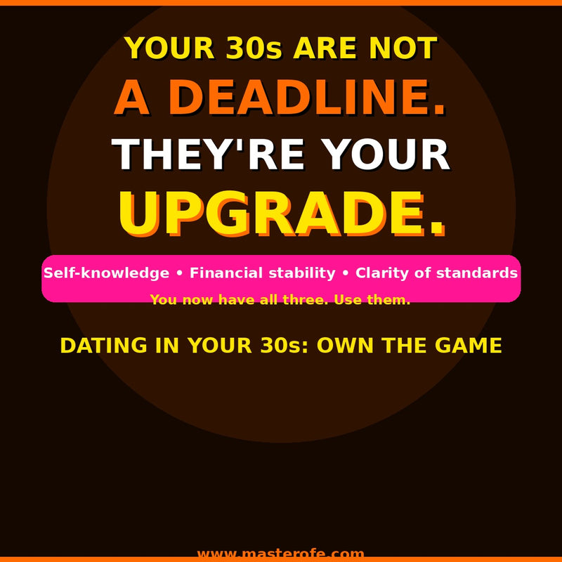 DATING IN YOUR 30s – Navigate Modern Relationships, Build Confidence & Find Meaningful Connections
