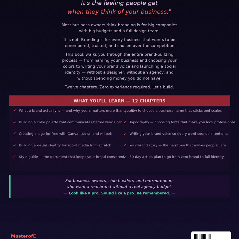 Zero to Brand: How to Build a Powerful Business Identity with No Experience