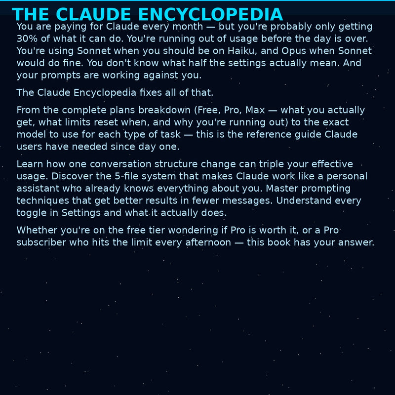 CLAUDE ENCYCLOPEDIA – The Complete Guide to Claude AI, Use Cases, Prompting & Advanced Mastery