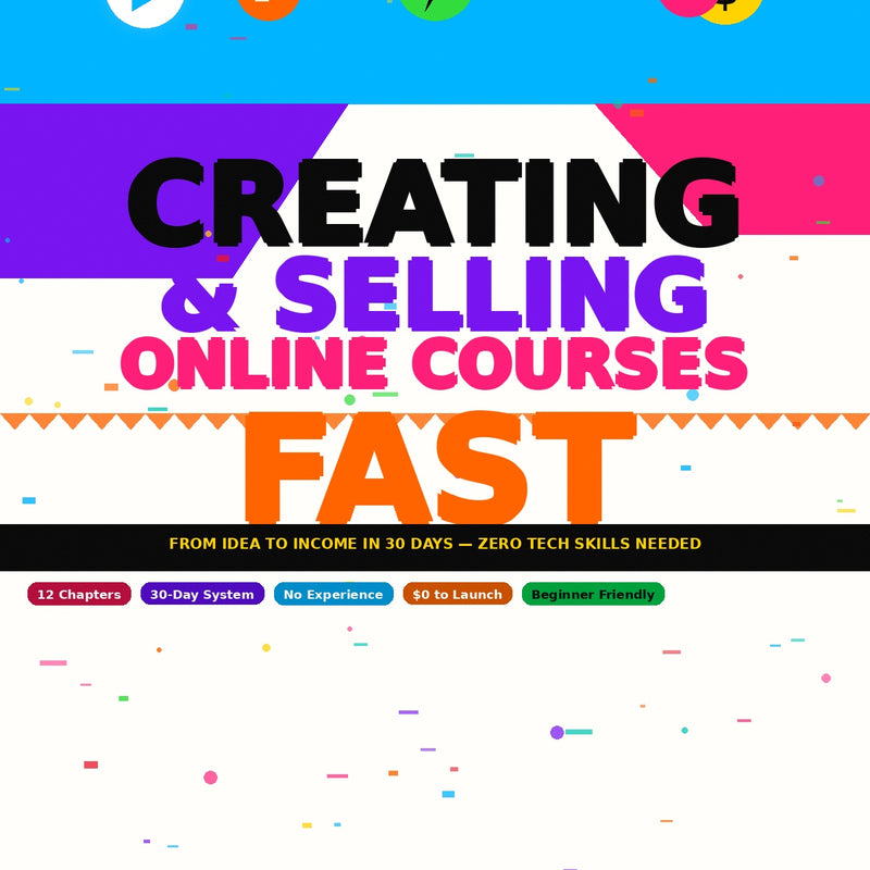 CREATING & SELLING ONLINE COURSES FAST