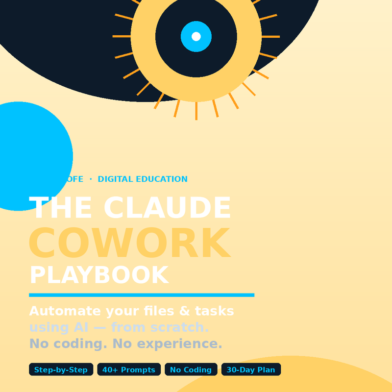 Claude Co-Work Playbook – Work Smarter with Your AI Co-Worker
