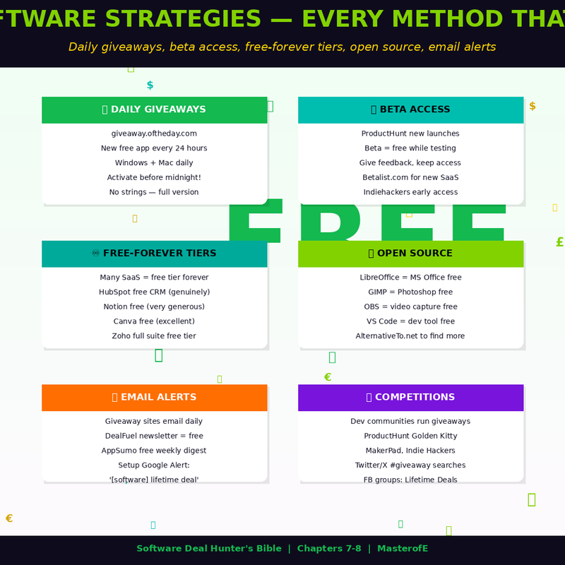 Software Deal Hunter’s Bible – Find the Best Software Discounts, Lifetime Deals & Hidden Savings