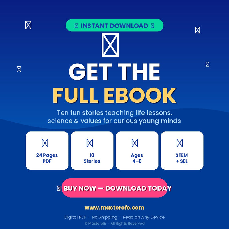 Tales for Bright Minds: A Storybook for Growing Hearts | Kids eBook | Digital Download | Stories with Life Lessons | Learning Collection PDF
