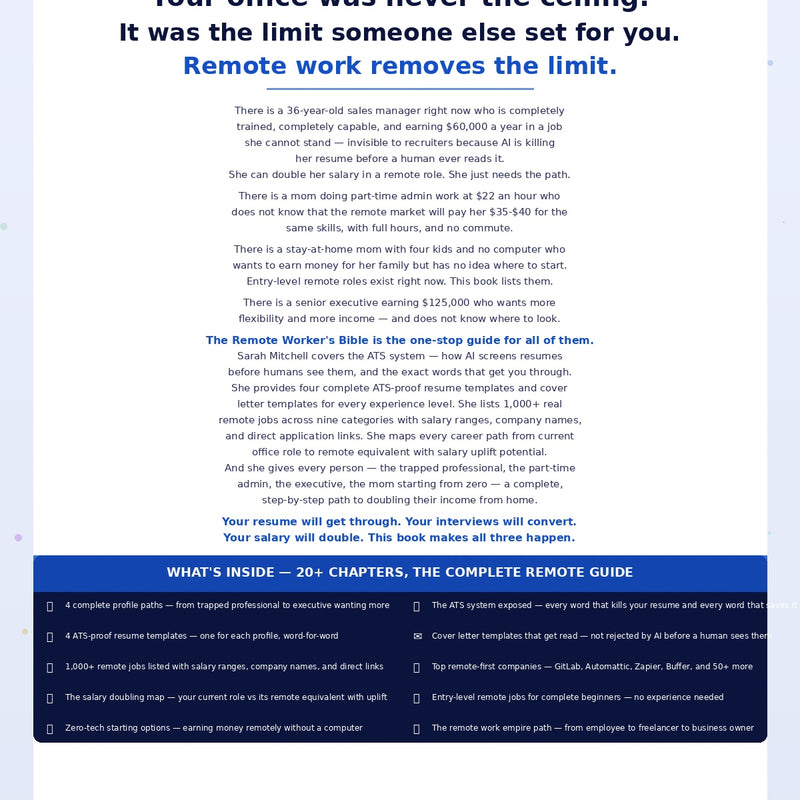 Remote Workers Bible – Complete Guide to Productivity, Freedom & Online Work Success