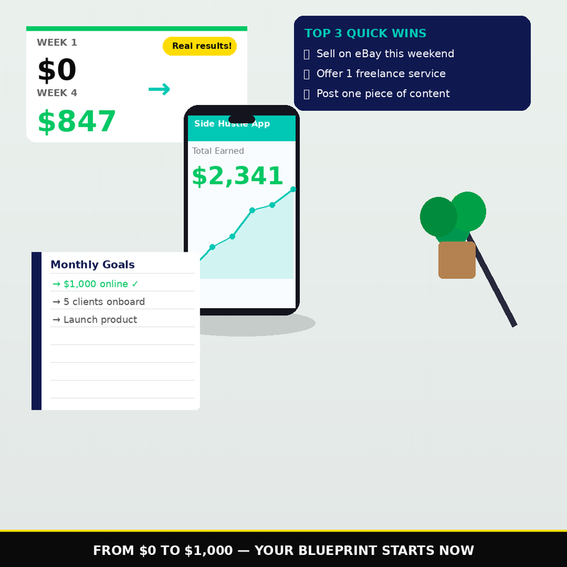 Side Hustle – Start, Build & Grow Extra Income Streams in Your Spare Time