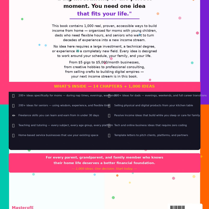 1000 Proven Work-From-Home Ideas for Moms, Dads, & Seniors