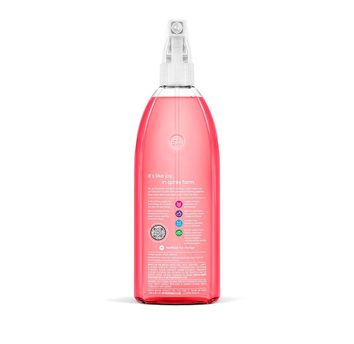 method All-Purpose Cleaner Spray, Pink Grapefruit, 28 fl oz