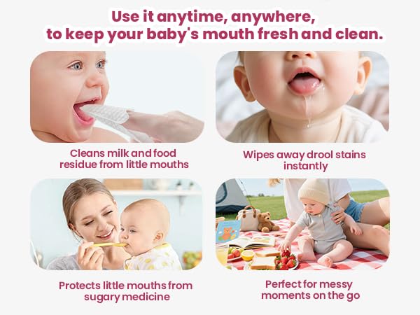 SOFYFINE Baby Tongue Cleaner for Infants, Cleaning Newborn’s Mouth and Gums