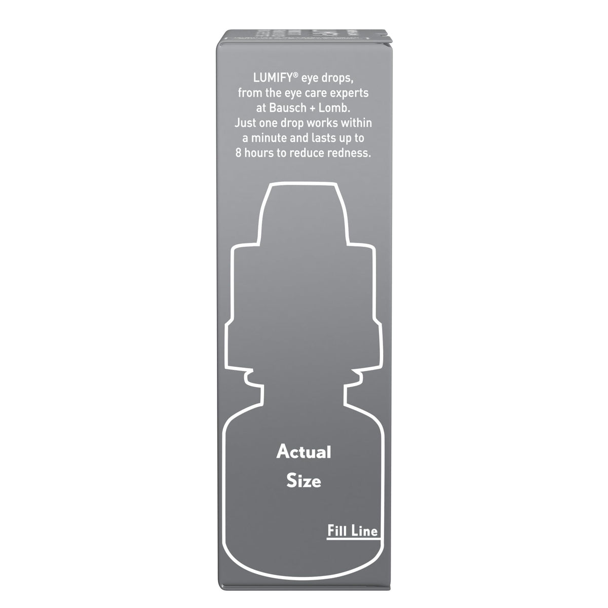 Lumify Redness Relief Eye Drops, Whiter & Brighter Looking Eyes, 0.08 oz