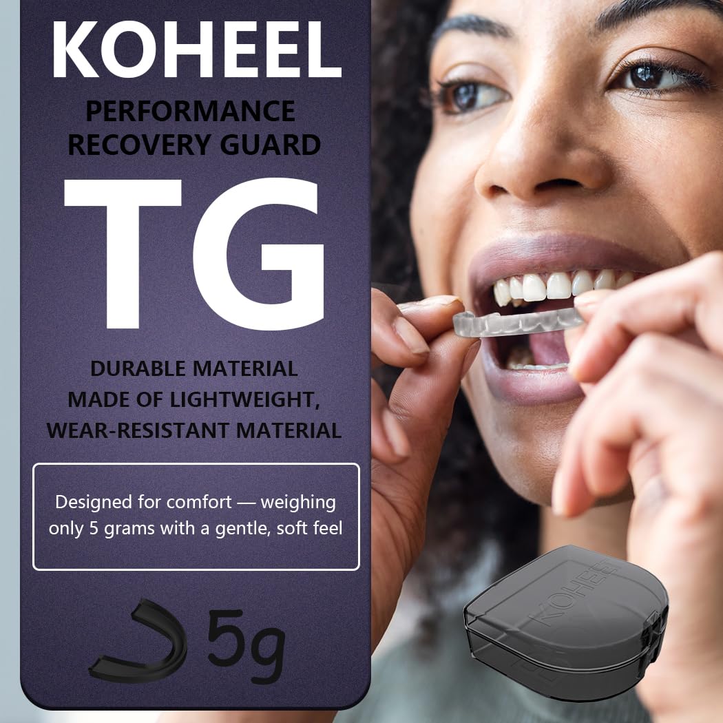 KOHEEL 5 Count Performance Recovery Guard for Rest & Comfort Includes Fitting Tray for Custom Fit Small