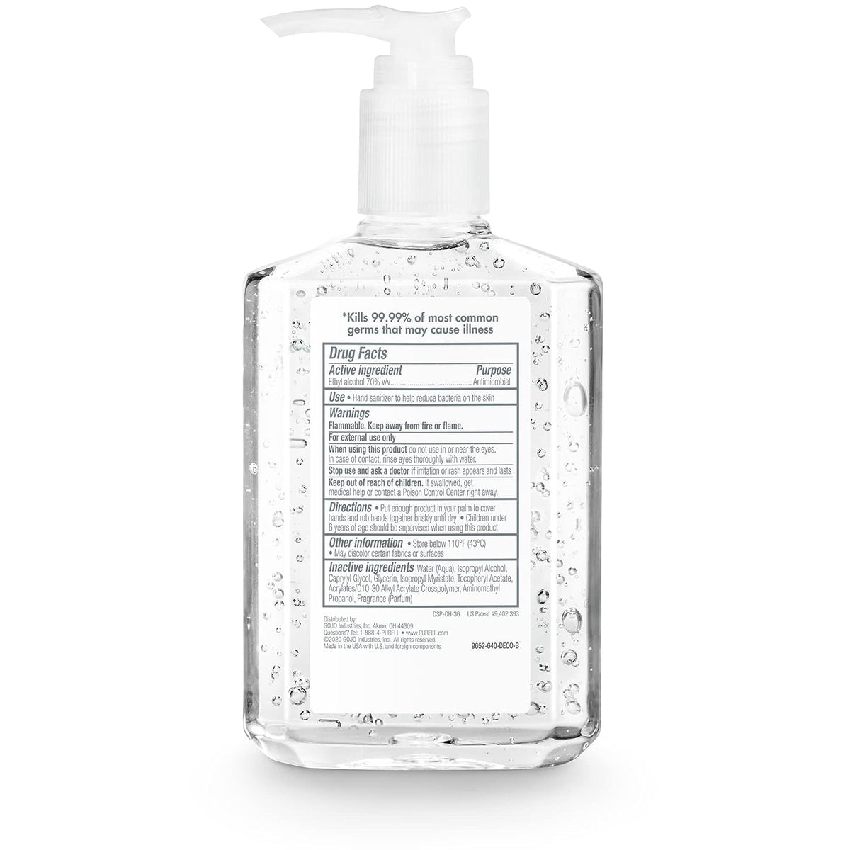 Purell Hand Sanitizer Gel Design Series Bottle 4ct x 8fl oz- 9652-06-ECDECO