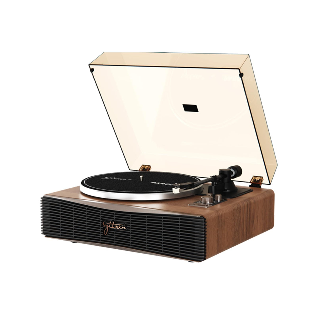 Syitren Paron Vinyl Record Player,Bluetooth Turntable,Built-in Speaker