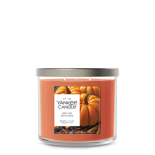 Yankee Candle Spiced Pumpkin Scented Candle, 14.5oz 3-Wick