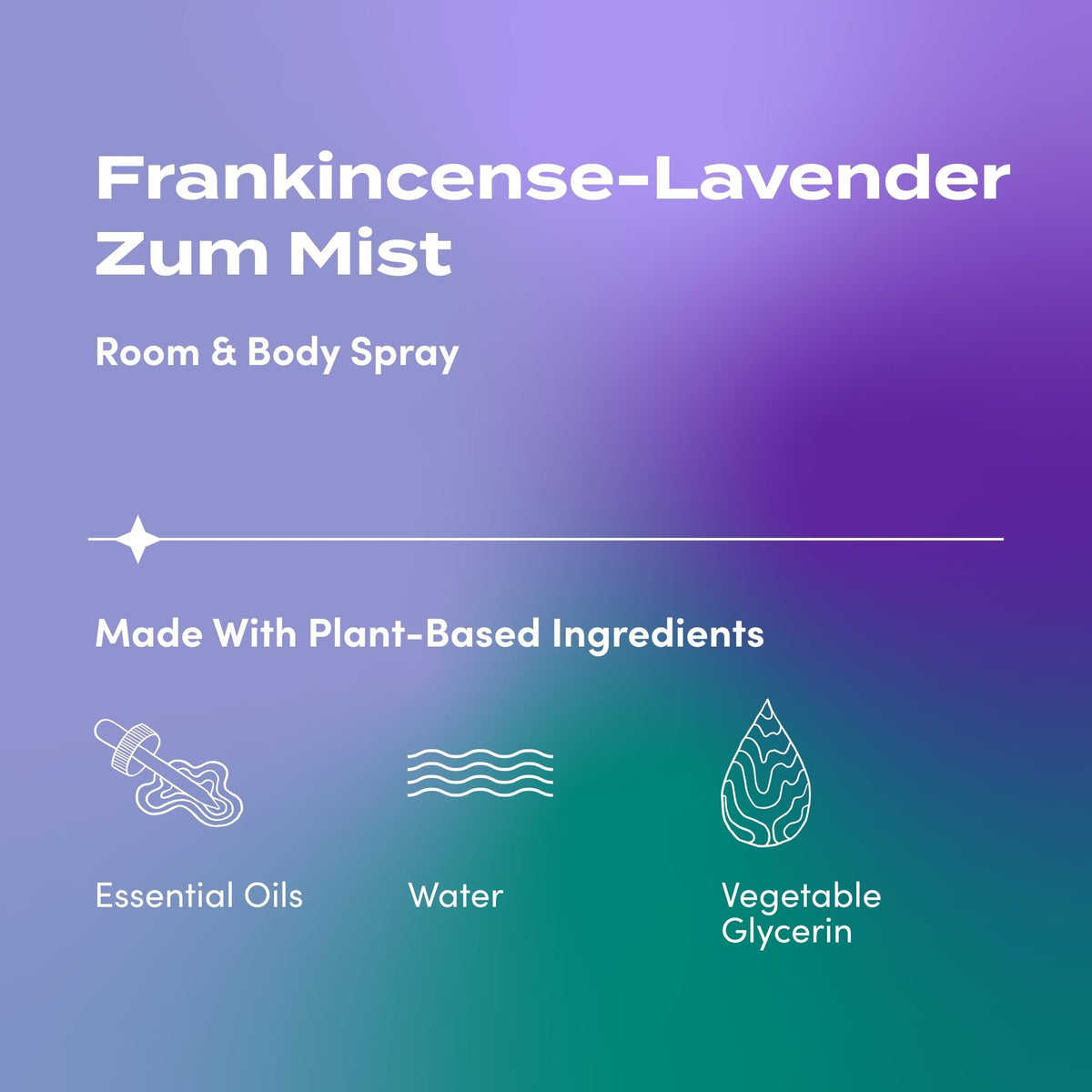 Zum Room & Body Spray - Frankincense-Lavender, 4 fl oz