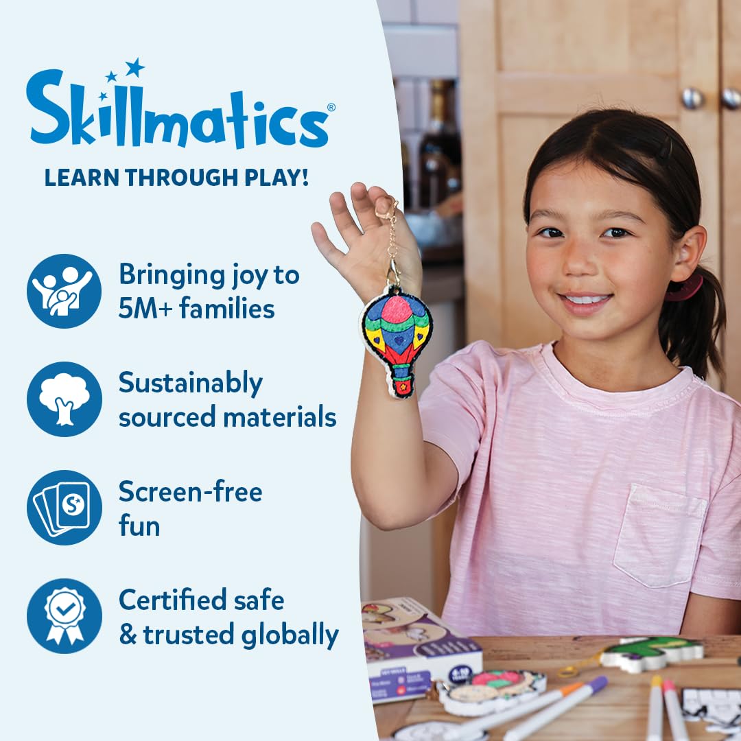 Skillmatics Foil Fun Animals, Foil Art & Craft Kit, Gift for Boys & Girls