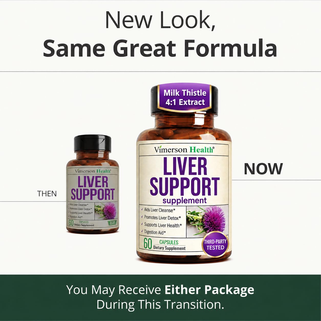 Liver Cleanse Detox & Repair – Liver Support Supplement with Milk Thistle Extract, Dandelion Root, Artichoke & Zinc – Gentle Liver Health, Digestion & Energy for Women & Men – Non-GMO – 60 Capsules