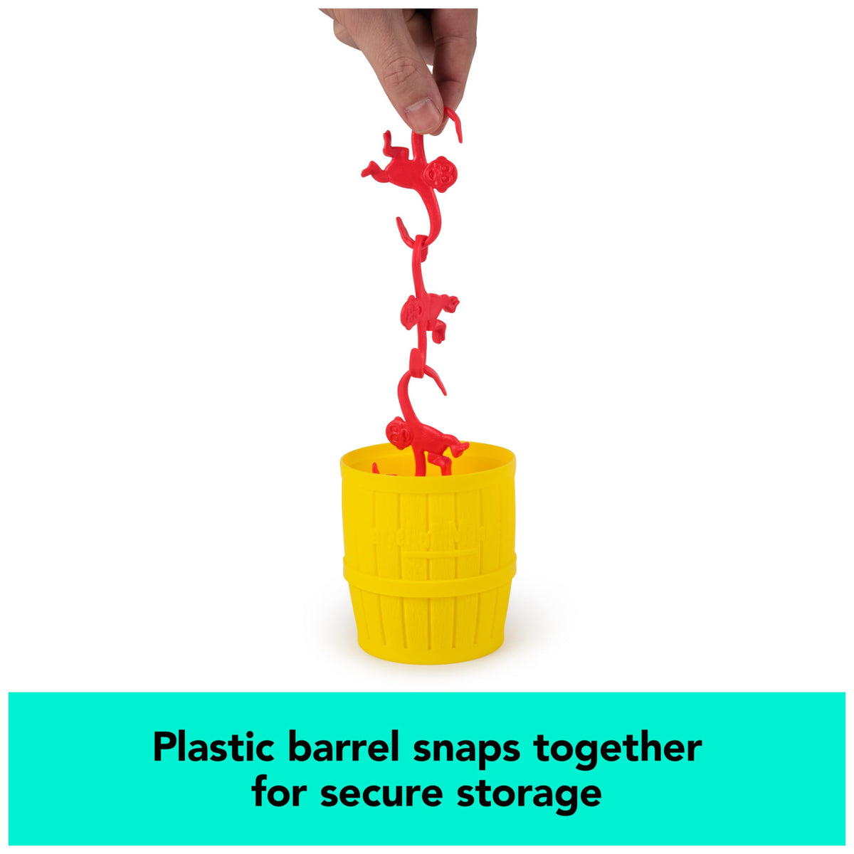 Spin Master Games Barrel of Monkeys Classic Linking & Balancing Kids Game