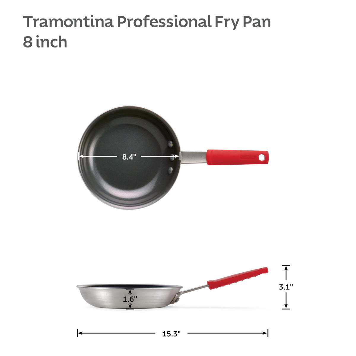 Tramontina Professional 8-Inch Ceramic Non Stick Small Frying Pan