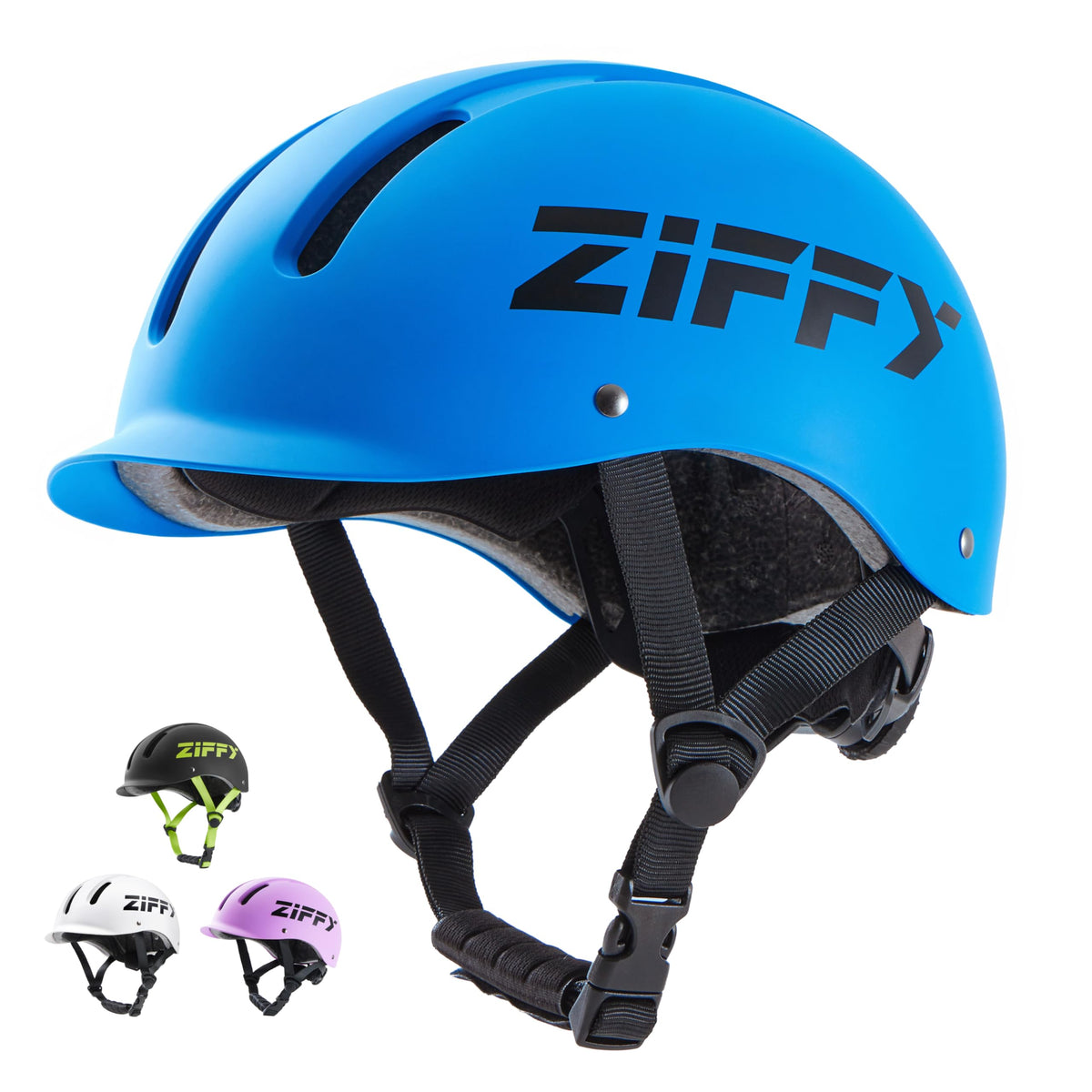 JOVA ZIFFY Kids Bike Helmet, Adjustable, Lightweight, Safety Certified Scooter Helmet for Boys & Girls with Washable Inner Lining, 2 Sizes, 4 Colors