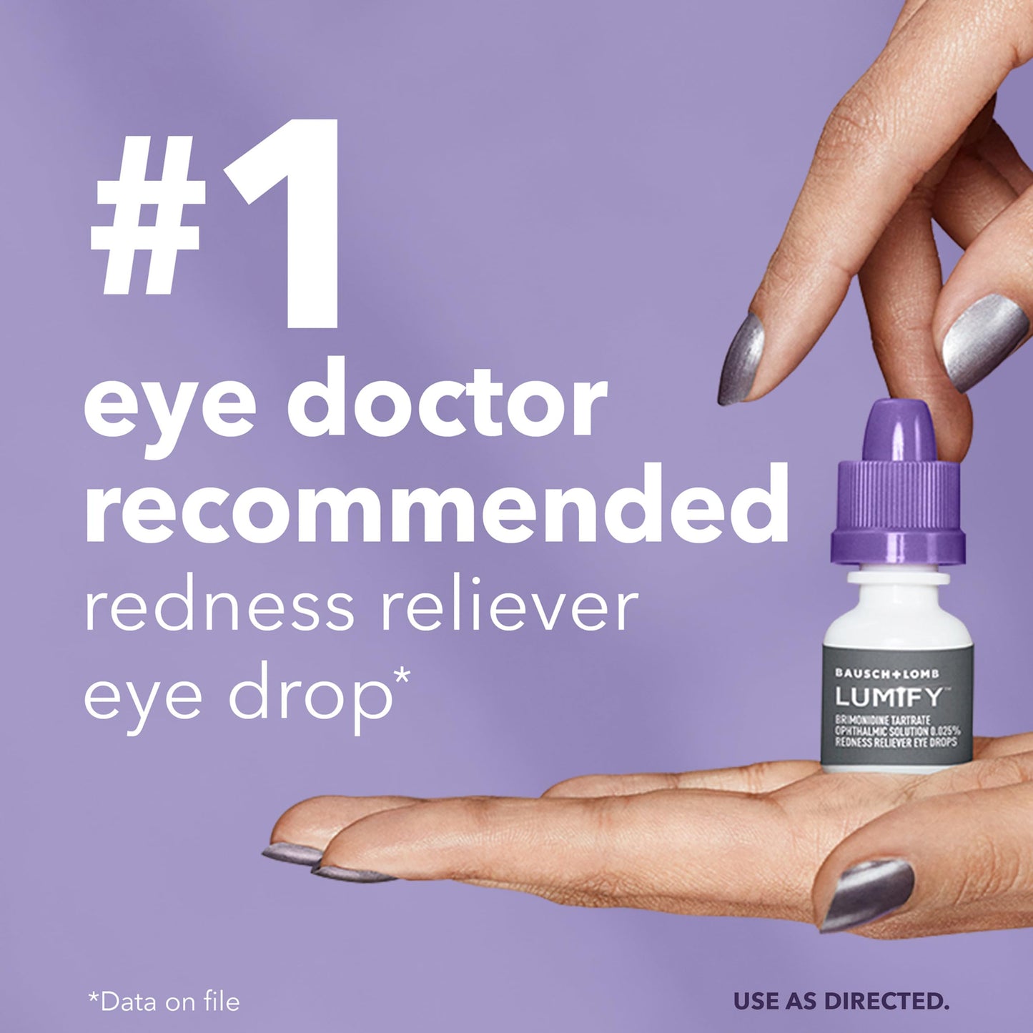 Lumify Redness Relief Eye Drops, Whiter & Brighter Looking Eyes, 0.17 oz