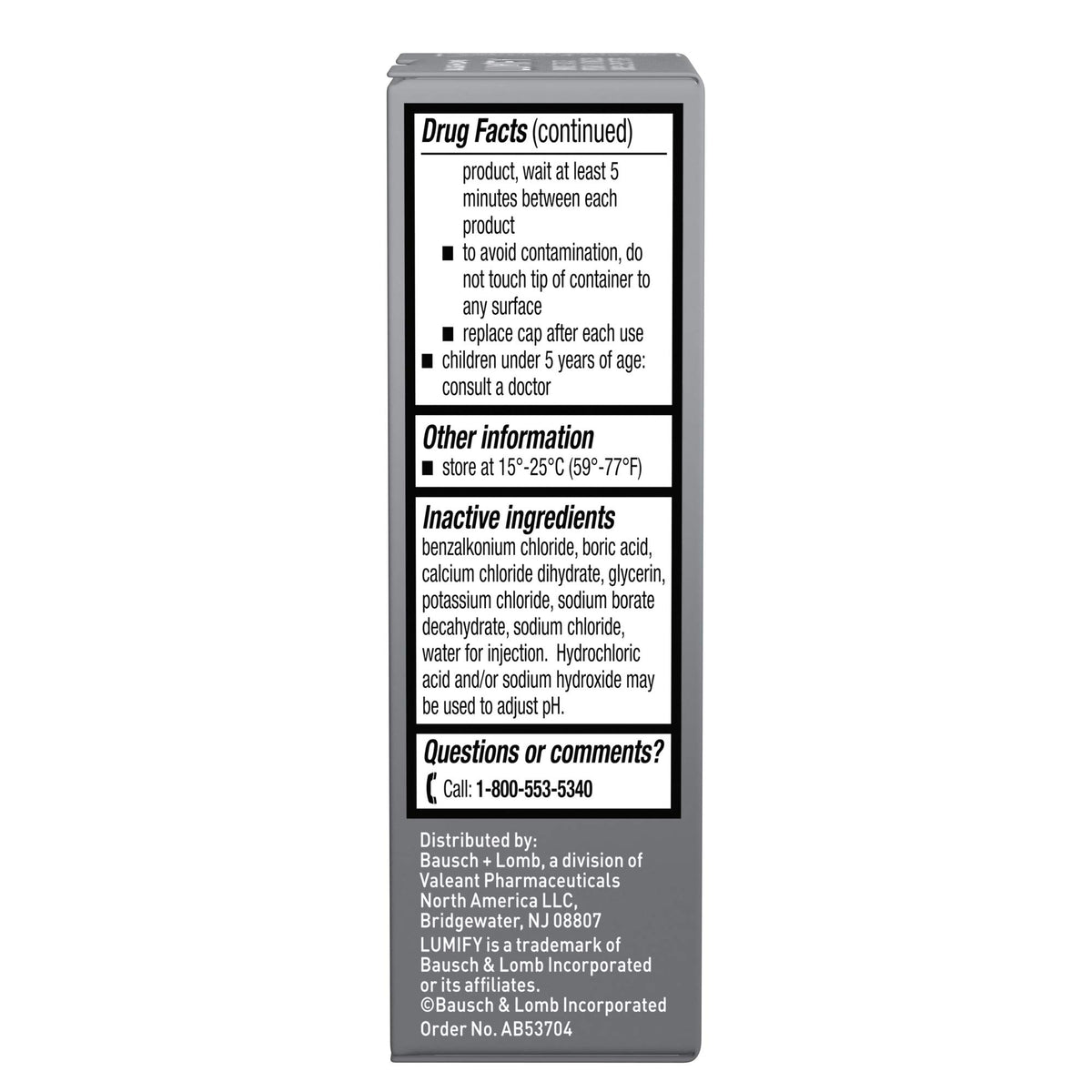 Lumify Redness Relief Eye Drops, Whiter & Brighter Looking Eyes, 0.08 oz