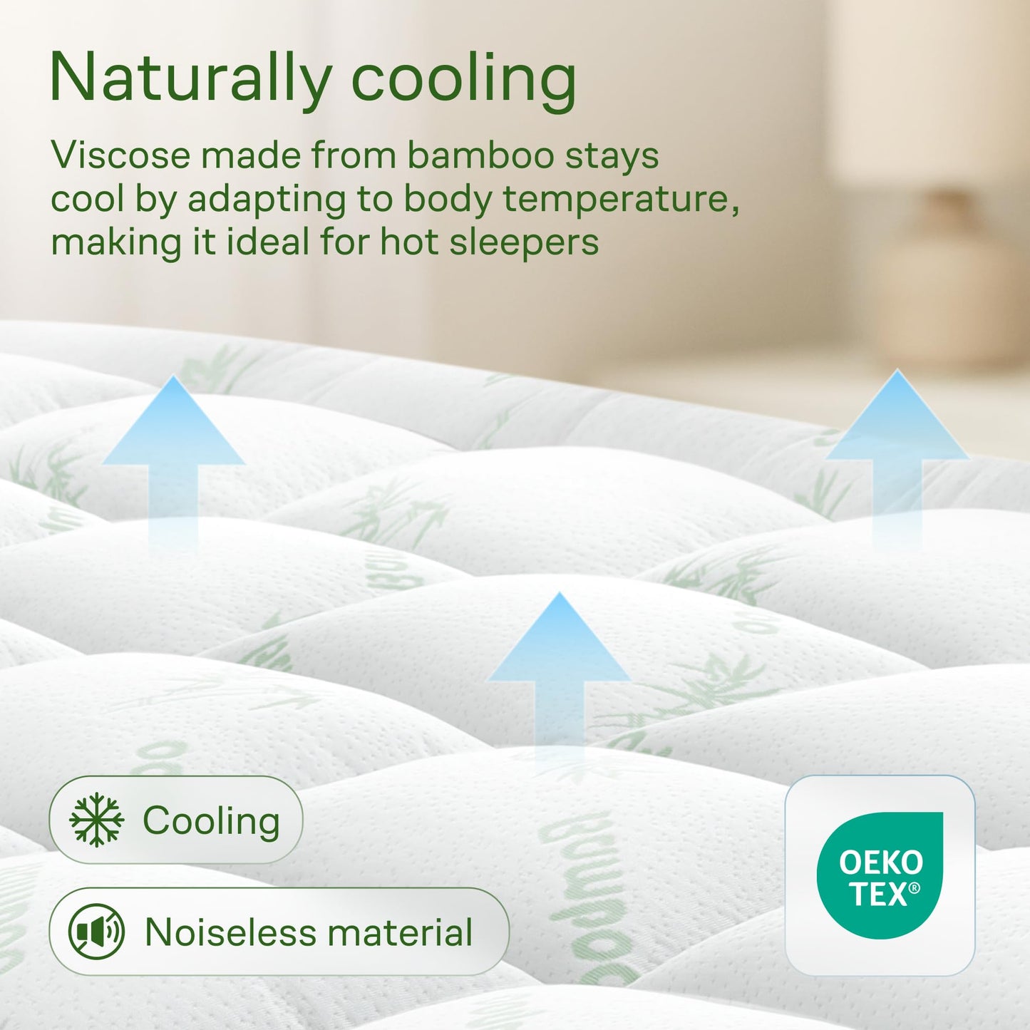 Niagara Sleep Solution Twin XL Ultra Soft Mattress Topper—Back Pain Relief