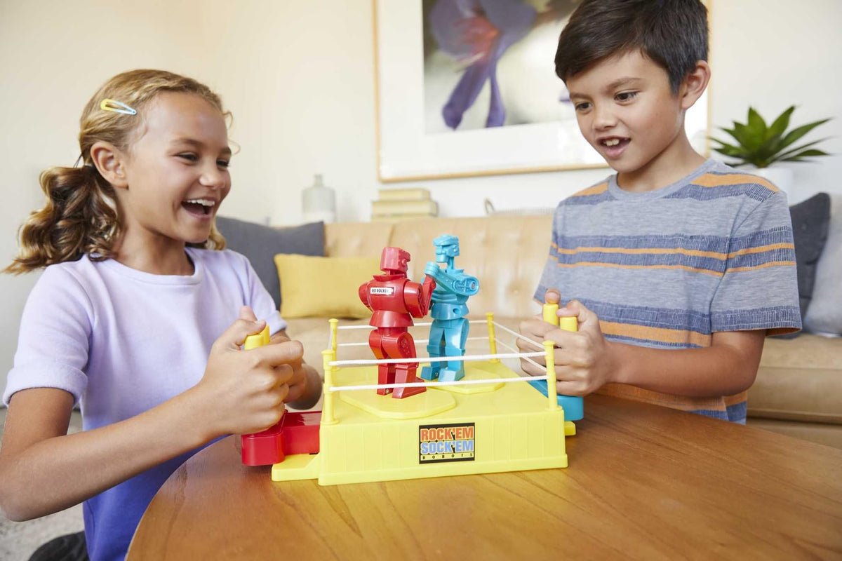 Mattel Games Rock 'Em Sock 'Em Robots Kids Game for Ages 6+