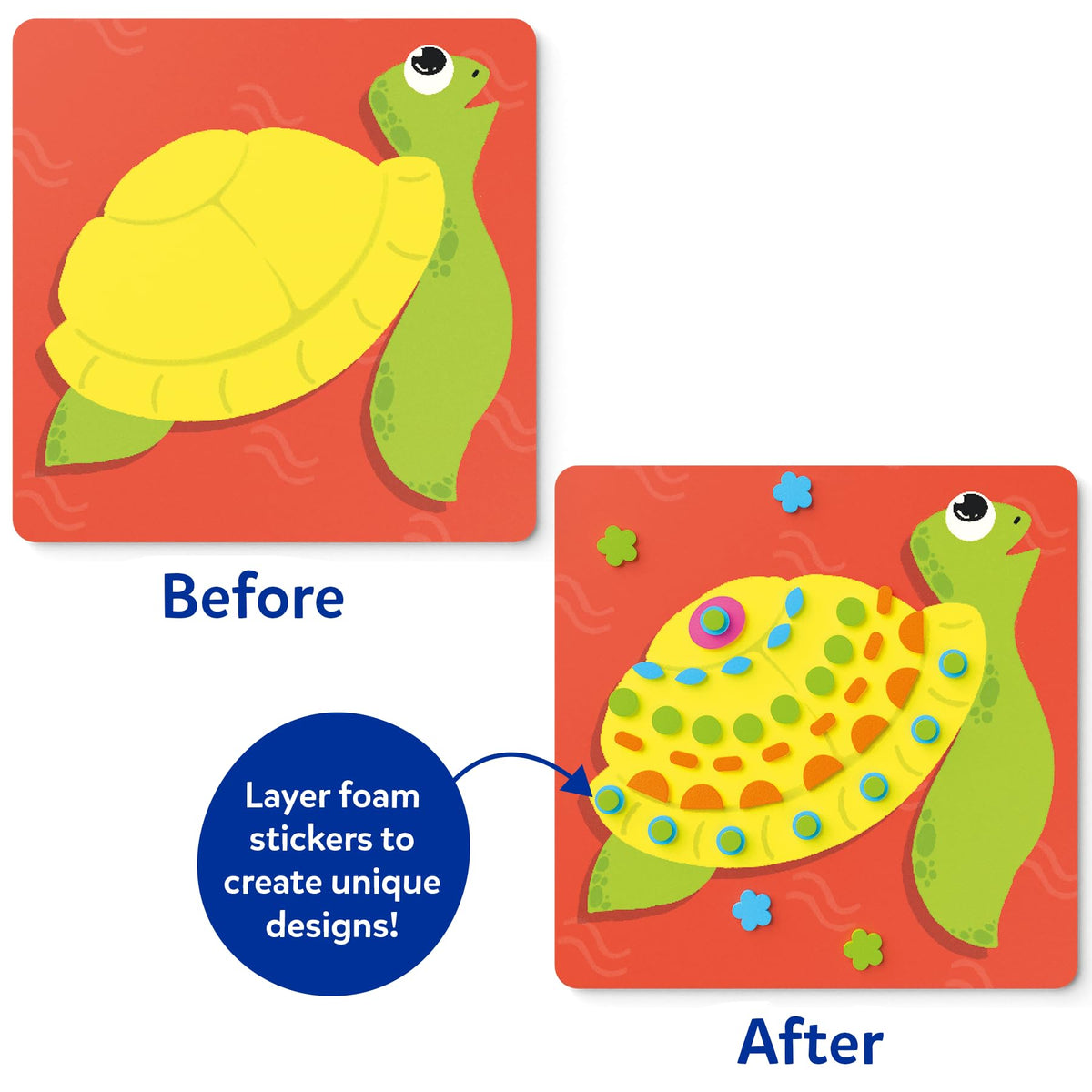 Skillmatics Foam Sticker Art Activity – Under The Ocean, Mess-Free Fun