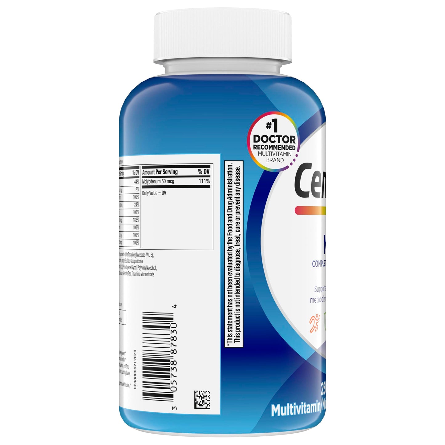 Centrum Multivitamin for Men, Multivitamin/Multimineral Supplement with Vitamin D3, B Vitamins and Antioxidants, Gluten Free, Non-GMO Ingredients - 250 Count