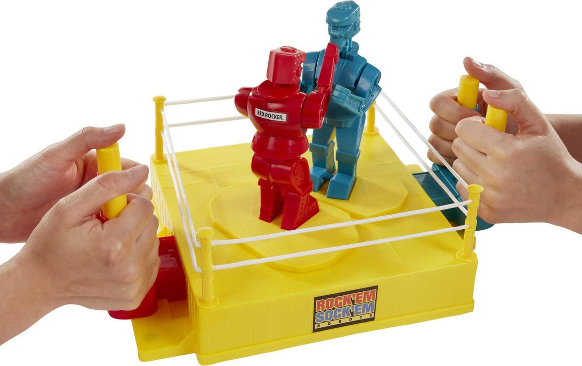 Mattel Games Rock 'Em Sock 'Em Robots Kids Game for Ages 6+