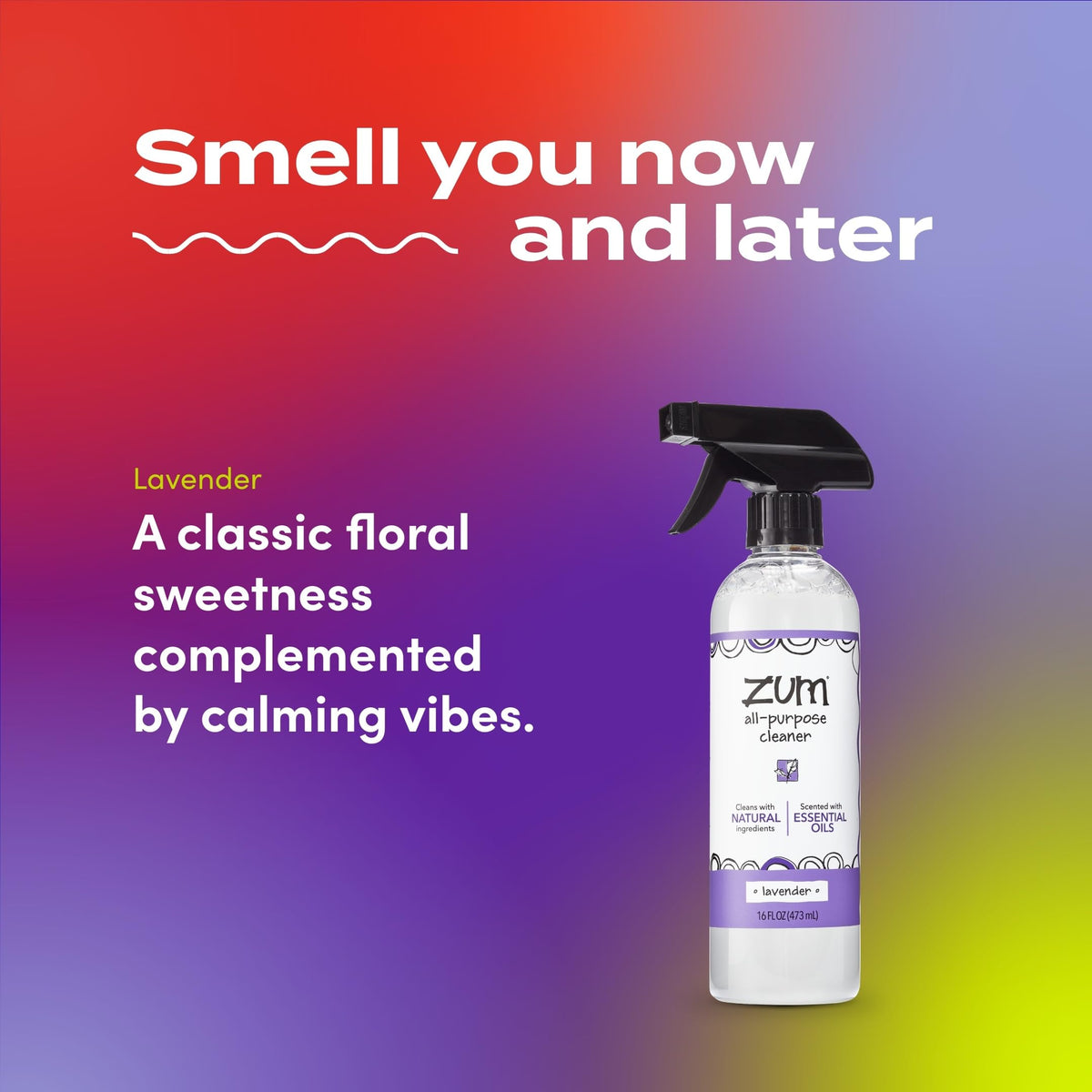 Zum All-Purpose Cleaner - Lavender, 16 fl oz