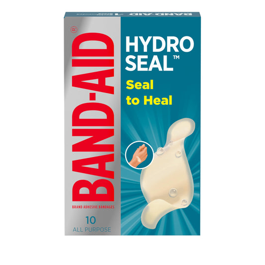 BAND-AID Brand Hydro Seal Adhesive Bandages, All One Size, 10 Count