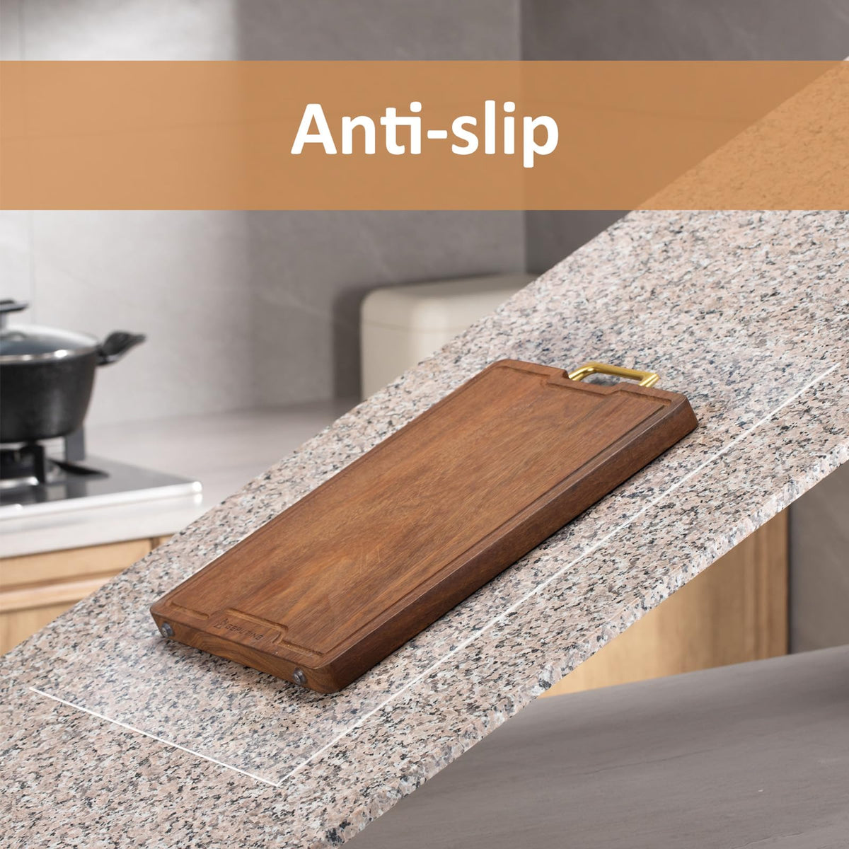 Clear Silicone Countertop Protector Mat, Non Slip & Heat Resistant Mats for Kitchen Countertop (23.6" *15.7")
