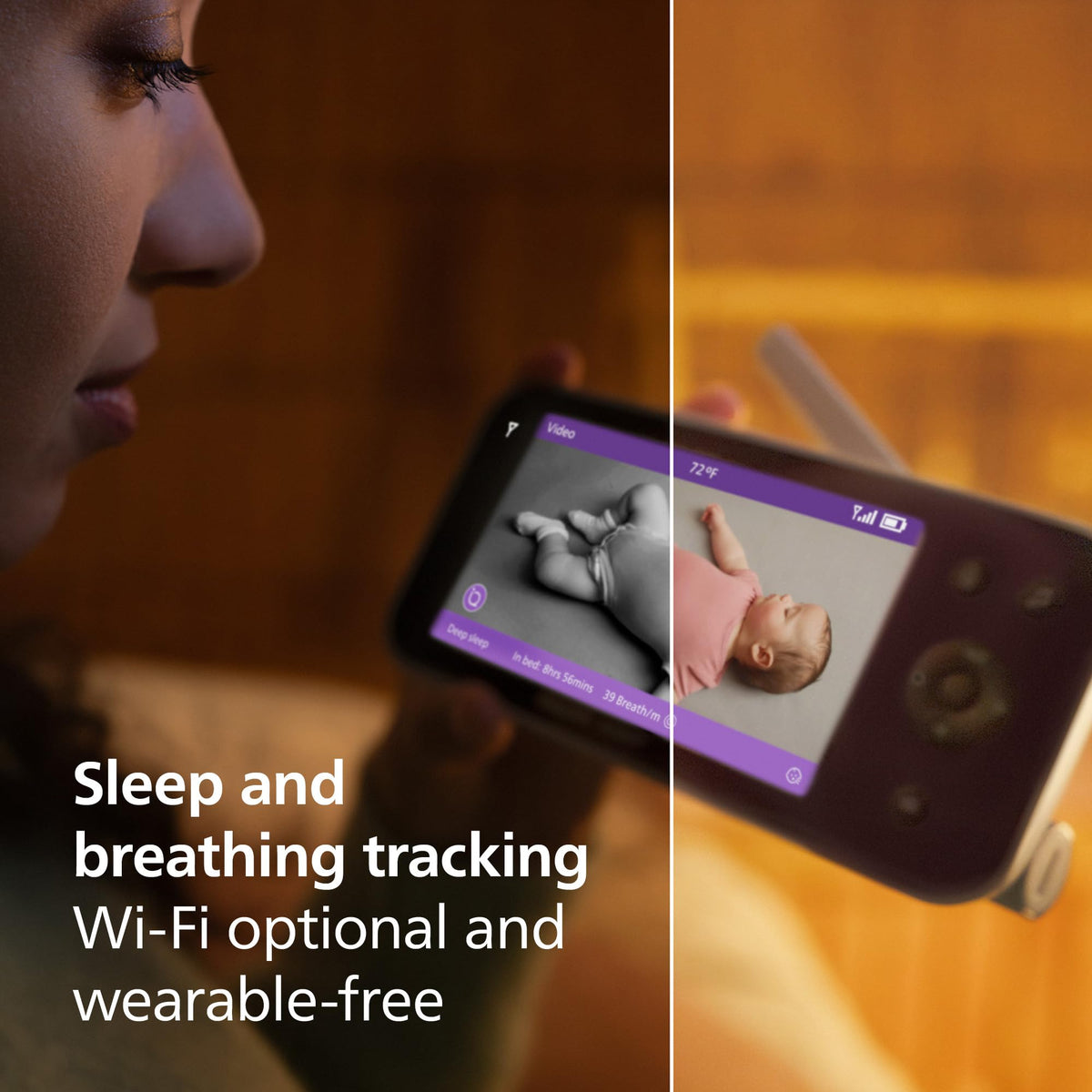 Philips Avent Premium Connected Baby Monitor, 1080p Camera, 5" HD Screen
