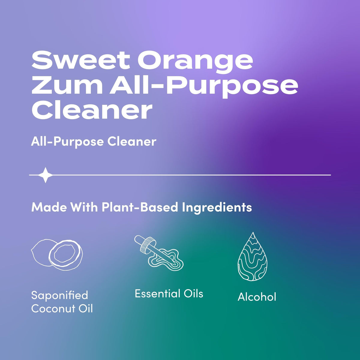 Zum All-Purpose Cleaner - Sweet Orange, 16 fl oz