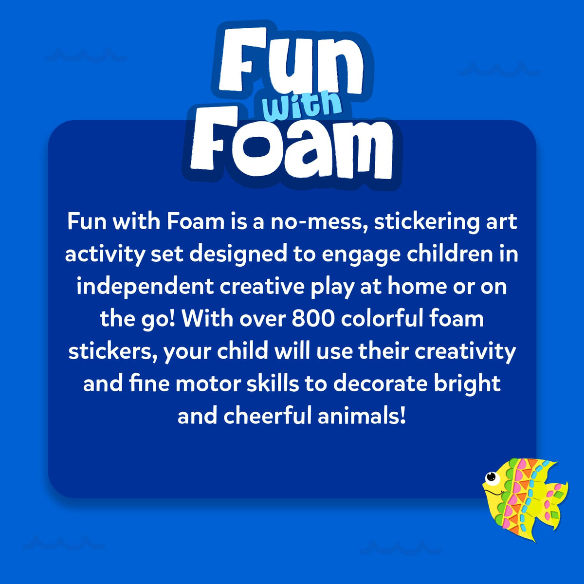 Skillmatics Foam Sticker Art Activity – Under The Ocean, Mess-Free Fun