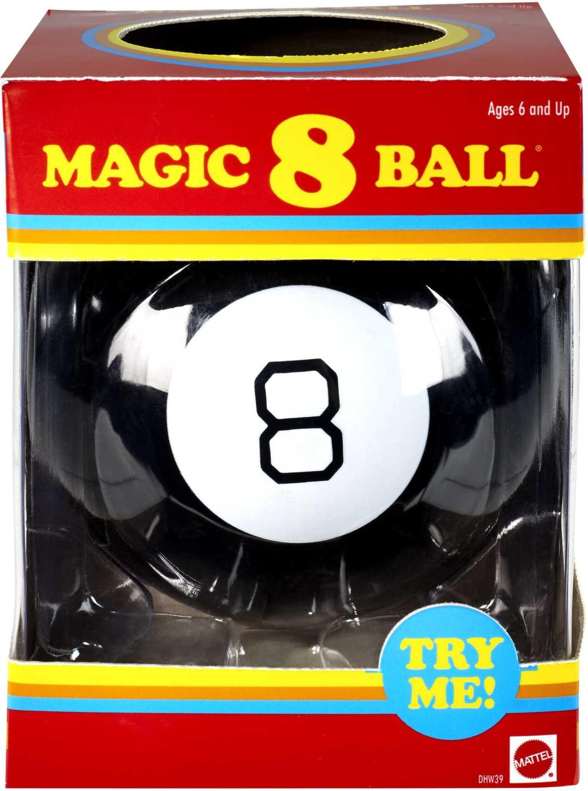 Mattel Games Magic 8 Ball Novelty Fortune-Telling Toy, Ages 3+