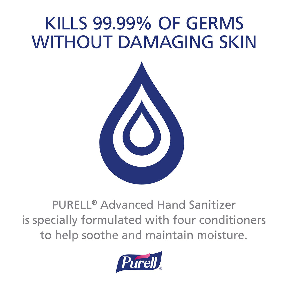 Purell Hand Sanitizer Gel Travel Size Bottle, 6ct x 2fl oz - 3155-04-EC
