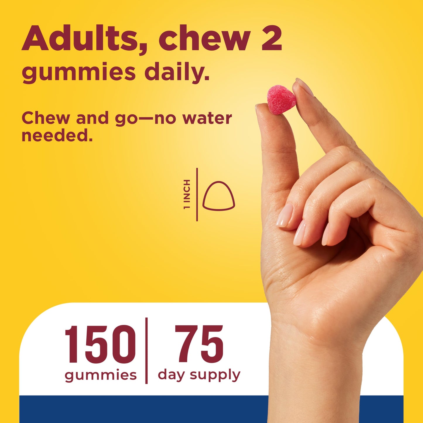Nature Made Mens Multivitamin Gummies with Omega-3, 150 Count