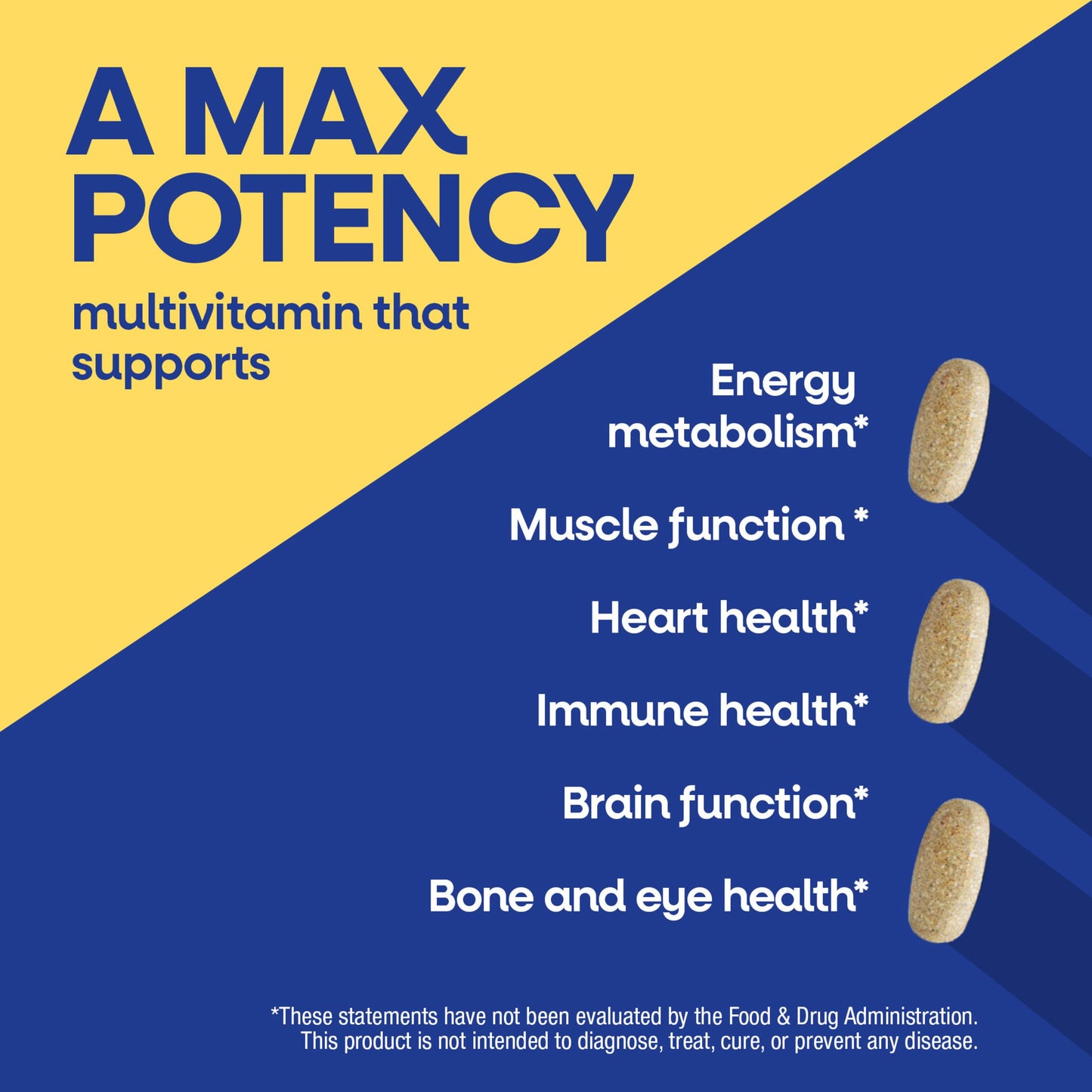 Nature's Way Alive! Men’s Max3 Potency Daily Multivitamin, 90 Tablets