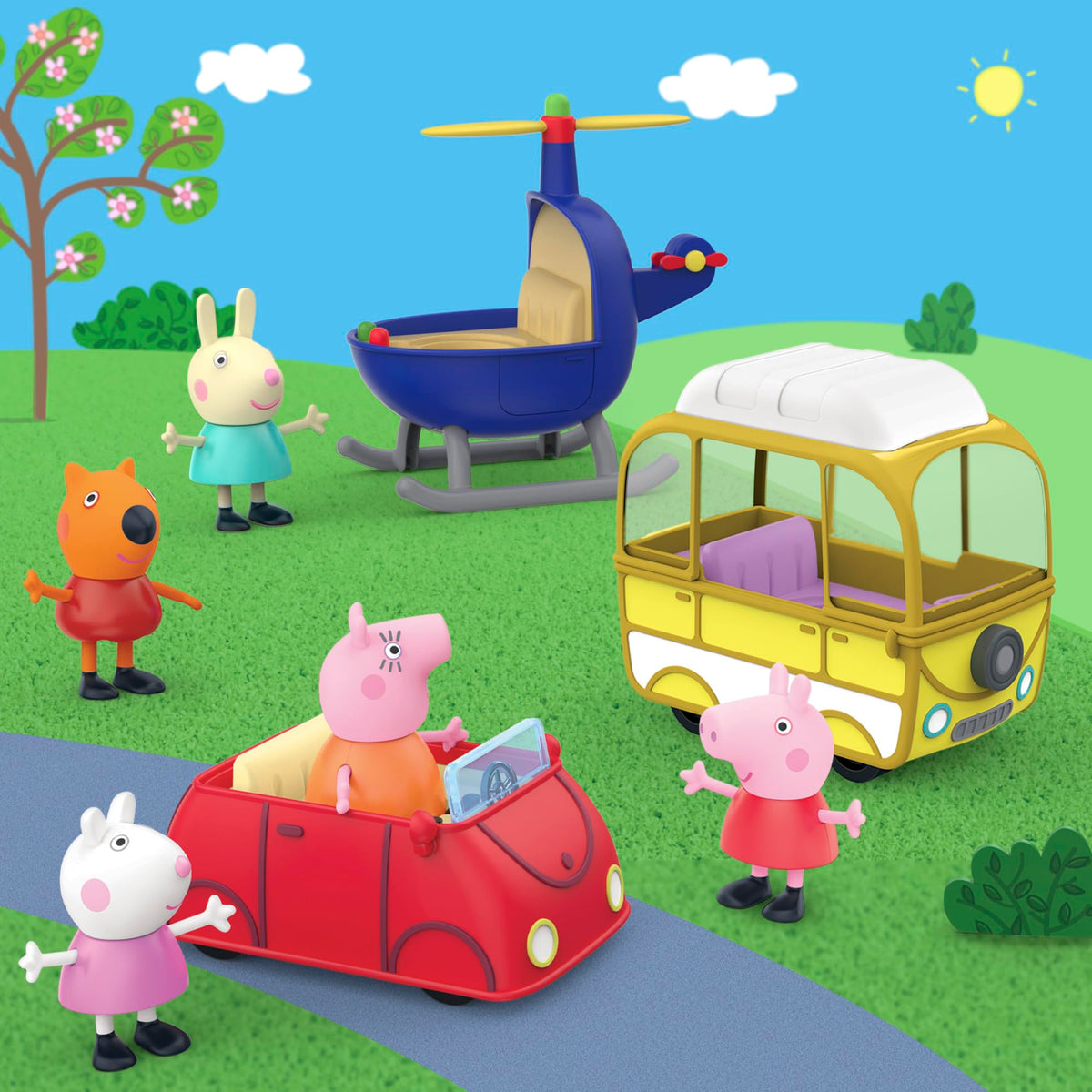 Peppa Pig Peppa's Little Vehicle Playset