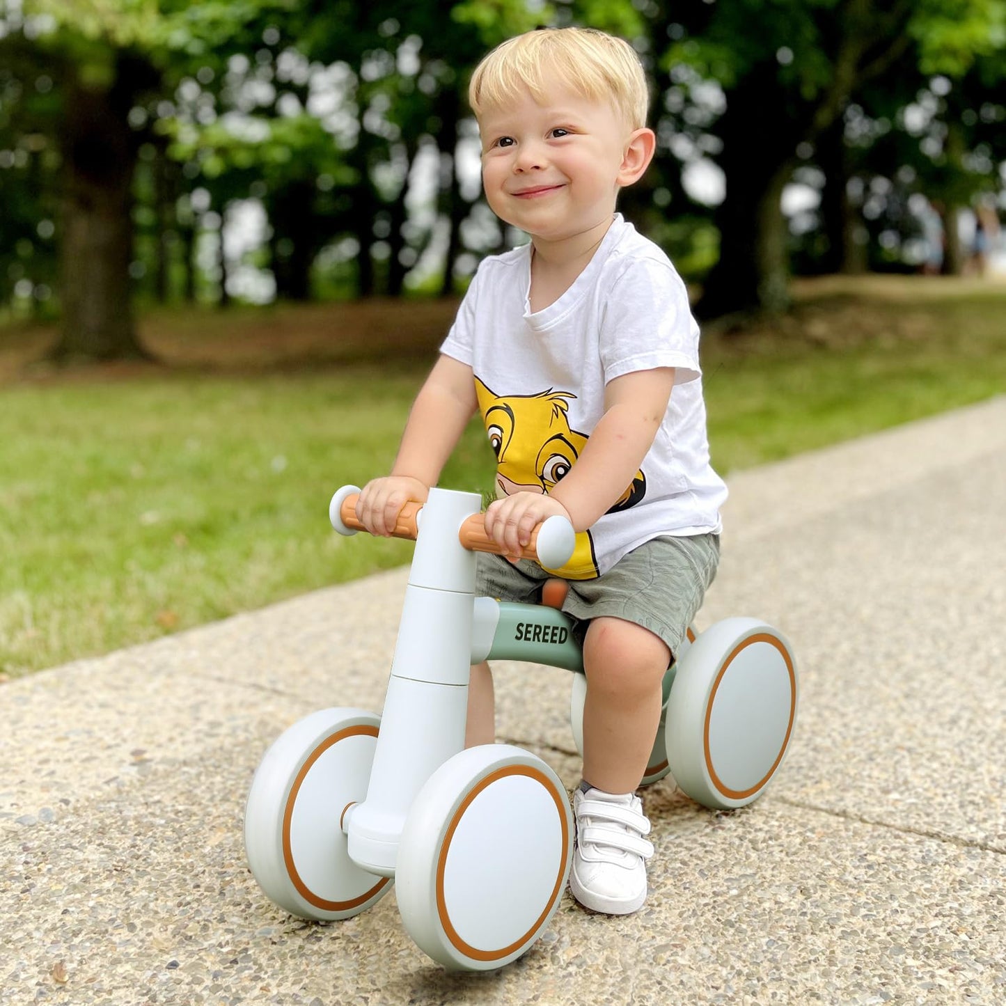 SEREED Baby Balance Bike for 1 Year Old Boy Girl, First Birthday Gift Toy