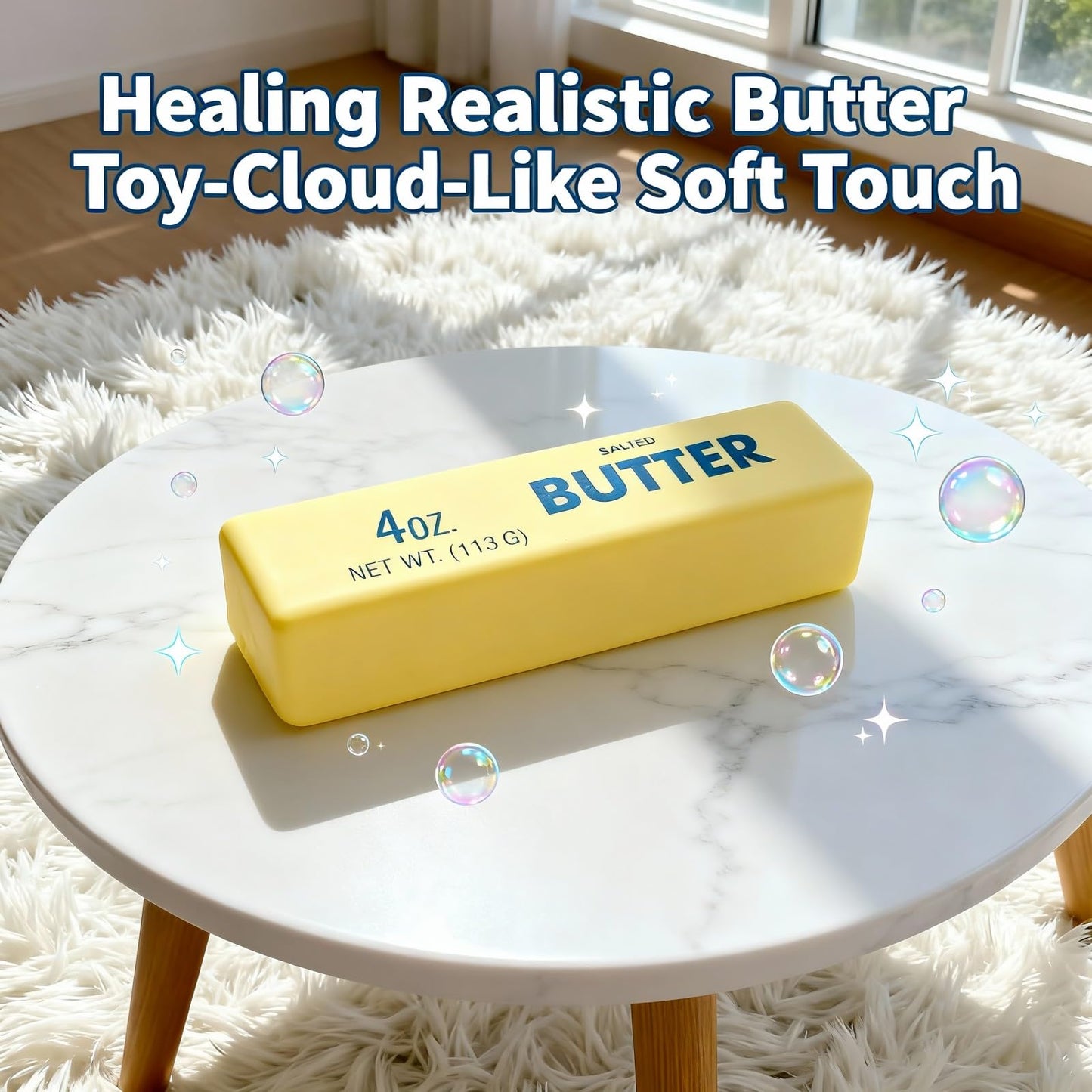 Midou Slow Rising Dumpling Squishy Butter Squeeze Toy Sensory Stress Relief Squishies Soft & Stretchy Fidget Toys for Anxiety Relief Party Favors 1Pcs with Smile Face