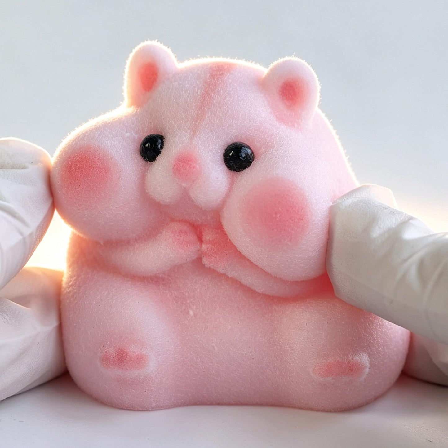 Handmade Taba Squishy Hamster Toy, Cute Squishy Stress Relief Fidget Toy