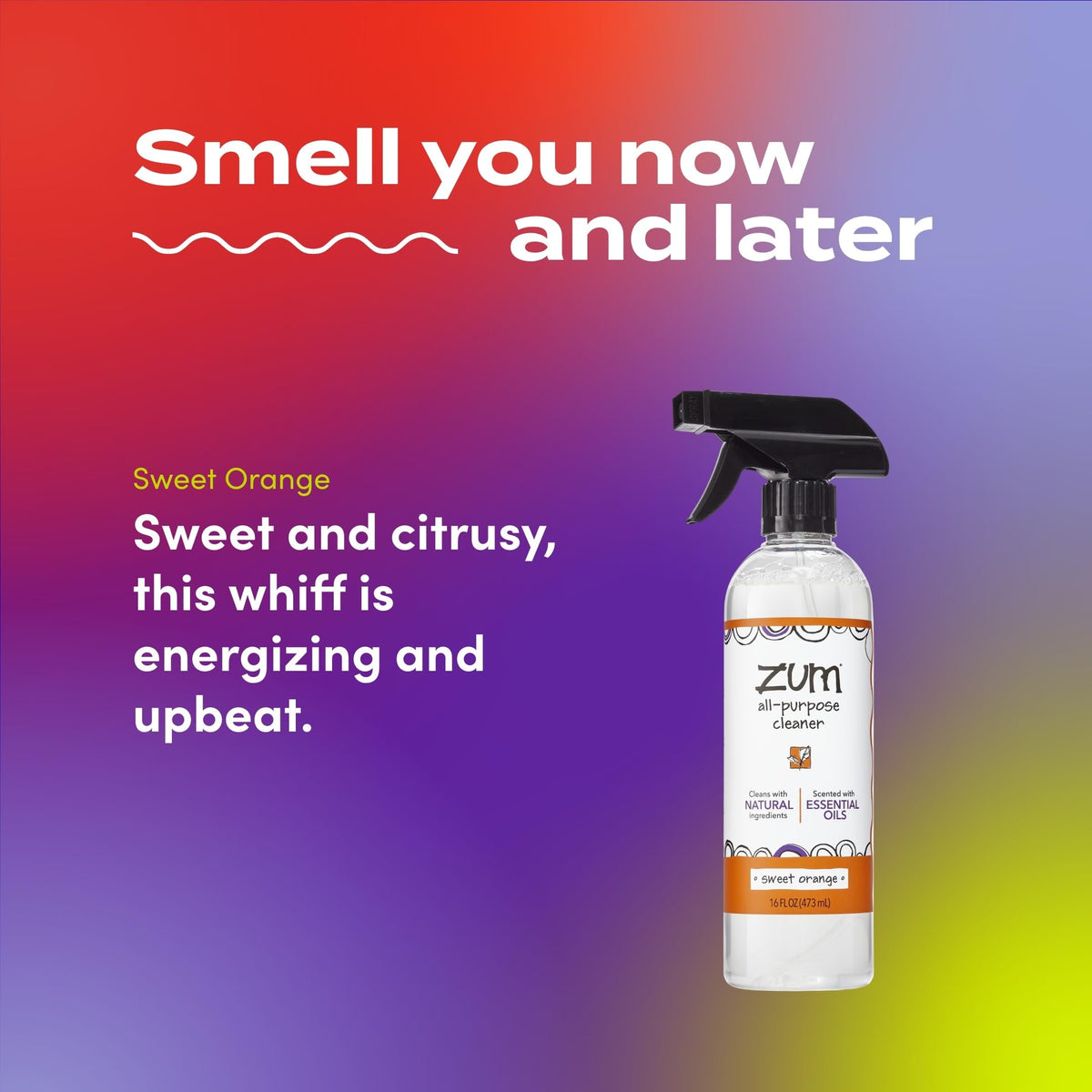 Zum All-Purpose Cleaner - Sweet Orange, 16 fl oz