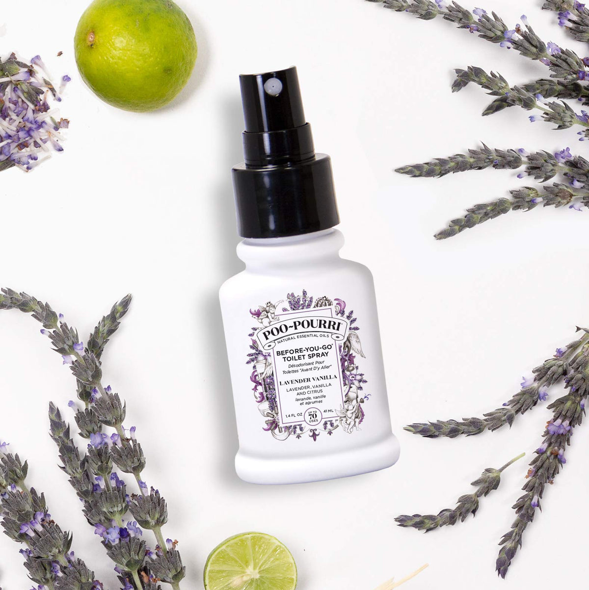 Poo-Pourri Before-You-Go Toilet Spray, Lavender Vanilla, 2 Fl Oz